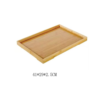 환경 친화적 인 대나무 부엌 수건 기기 사용자 지정 로고 요리용 나무 트레이 세트