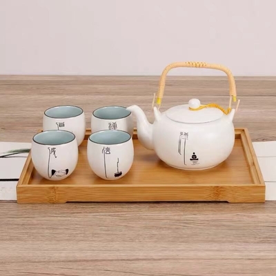 환경 친화적 인 대나무 부엌 수건 기기 사용자 지정 로고 요리용 나무 트레이 세트